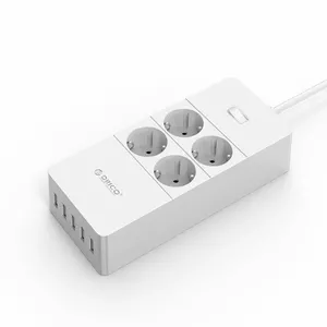 Сетевой удлинитель extra digital Grounded extension cord ORICO HPC-4A5U-V1 — 4 розетки, 5 USB-портов