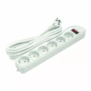 Extension cord PPSA10M50S6 5 m, 6 sockets with switch
