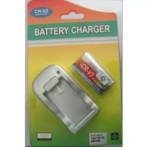 Rechargeable CR-V3 Battery with Charger, extra digital DV00DV1219 — Kodak-shaped CRV3 replacement