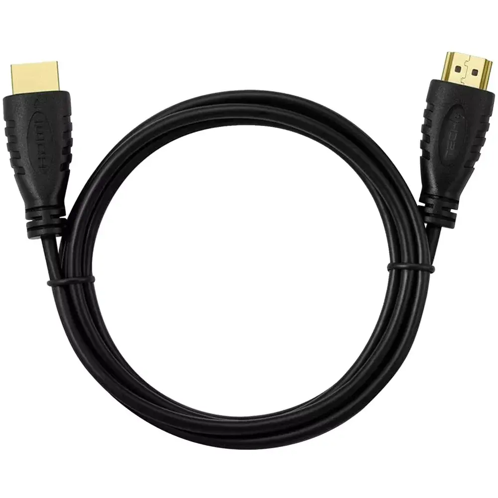 HDMI Кабель Techly HDMI 2.0 Кабель A/A M/M 2м Черный ICOC HDMI2-4-020 Photo 6
