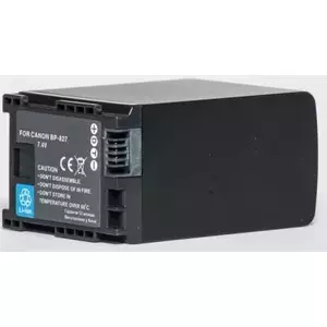 Аккумулятор для фотоаппарата extra digital BP-827, Li‑ion 3200mAh, совместим с Canon BP-827