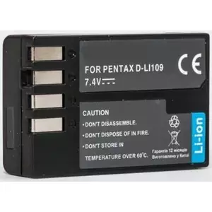Uzlādējama fotokameras akumulators extra digital D-Li109 7.2V 1860mAh (MPN DV00DV1283)