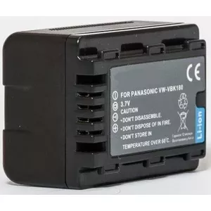 Rechargeable Li-ion Battery extra digital VW-VBK180 1800mAh for compatible devices