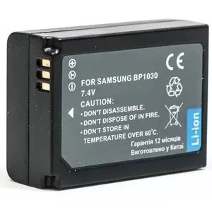 Аккумулятор для фотоаппарата Extra Digital BP-1030 для цифровых устройств Samsung