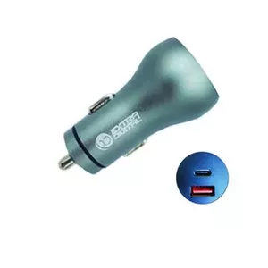 Автомобильное зарядное extra digital SC230211 USB 3.0 и Type‑C 12–24V 36W QC3.0 PD