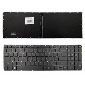 Tastatūra Acer: Aspire E5-573, E5-573TG (ar apgaismojumu)