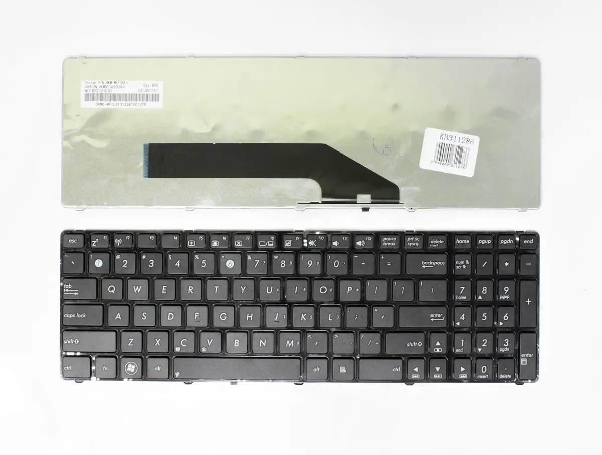 Klaviatūra Asus klēpjdatoriem, saderīga ar K50