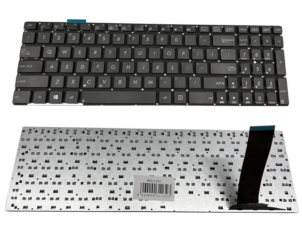 Klusuma Asus KB311323 ar apgaismojumu un