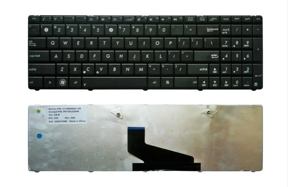 Klaviatūra Asus klēpjdatoriem K53 sērijai (modelis