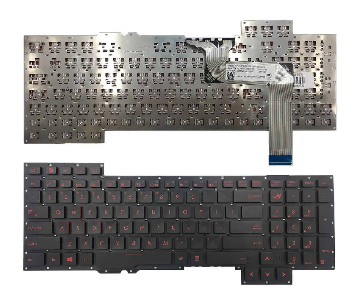 Klaviatūra Asus ROG G751 sērijai (G751