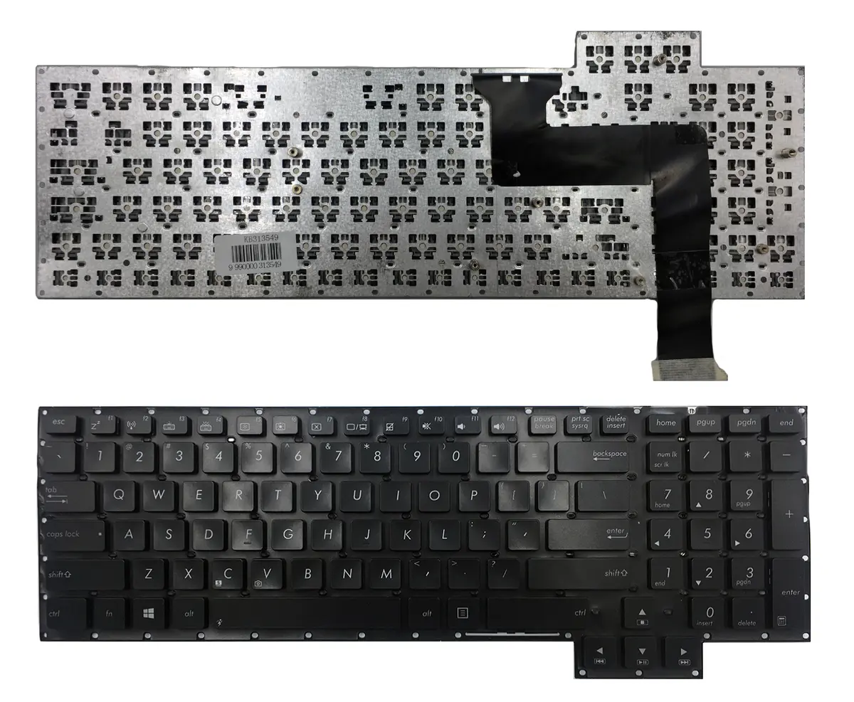 Mēlceniska RGB apgaismota klaviatūra Asus ROG
