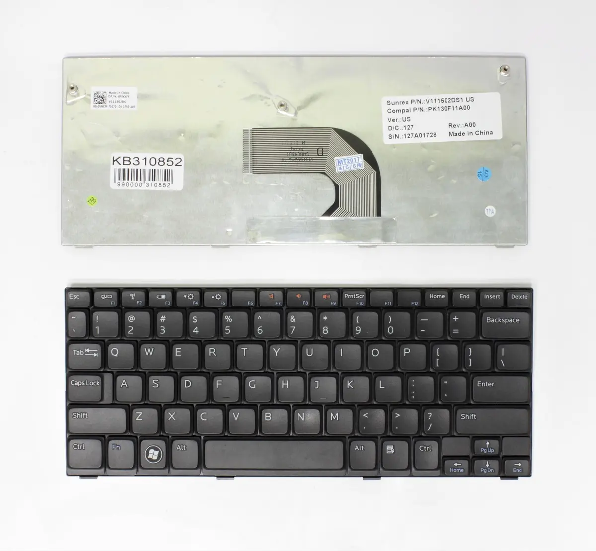 Dell klaviatūra priekš Inspiron Mini 10/1012/1018