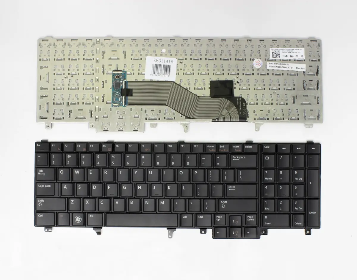 Klaviatūra Dell Latitude E5520 / E5520m