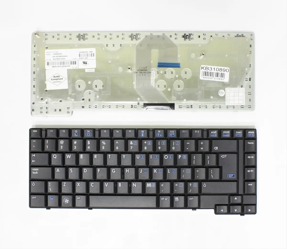Vadu tastatūra HP KB310890 priekš Compaq