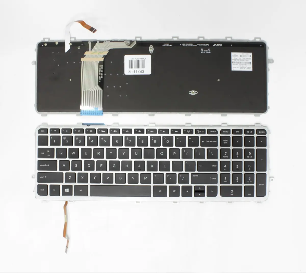 Klaviatūra HP Envy/TouchSmart M7-J ar apgaismojumu