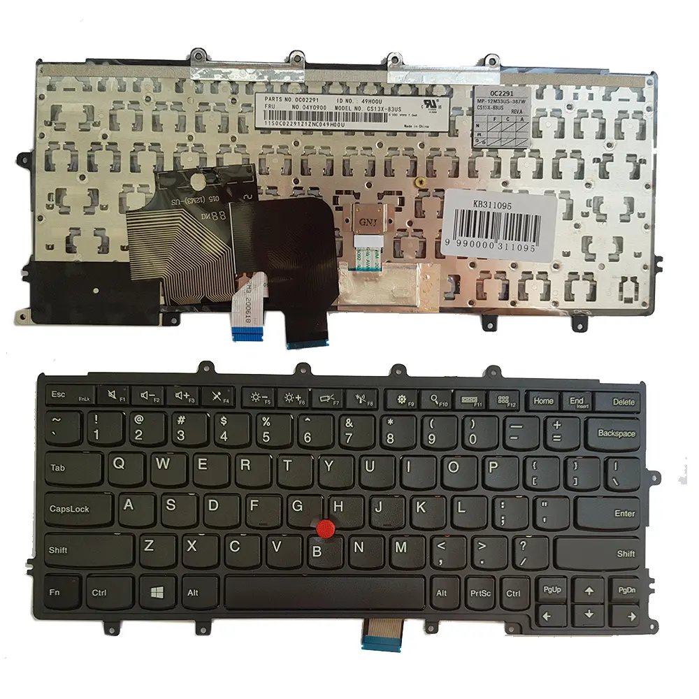 Klaviatūra Lenovo ThinkPad X230s/X240/X240i/X240s/X250/X260/X270 modelim KB311095