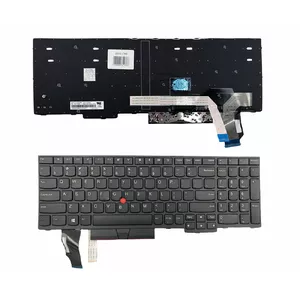 Wired keyboard Lenovo E580 KB312788 with ergonomic design and multimedia keys