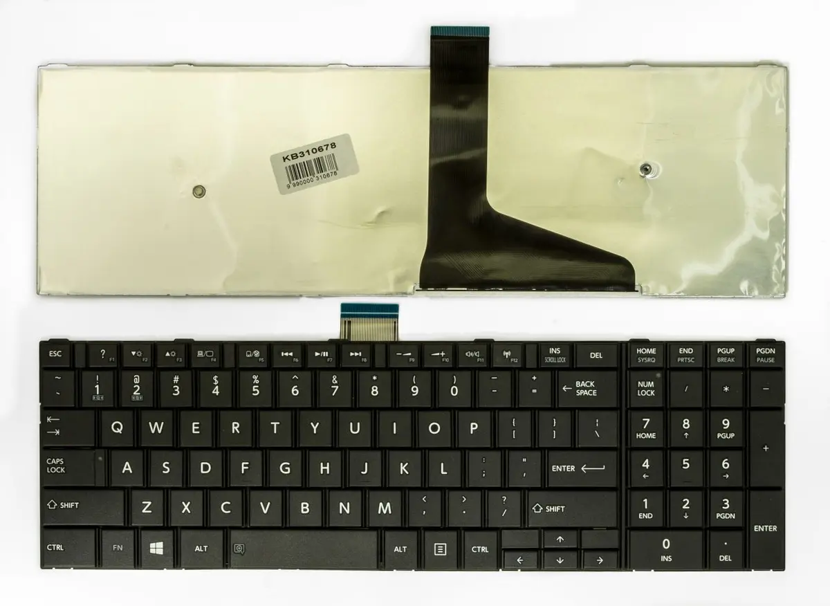 Klaviatūra Toshiba Satellite C50/C50A/C50-A/C50D-A/C55/C55T/C55D/C55-A/C55D-A KB310678, KB310678