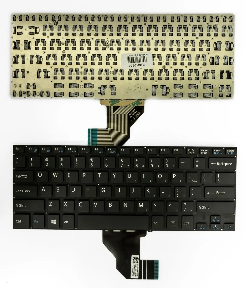 Klaviatūra Sony klēpjdatoram KB310555 QWERTY, melna