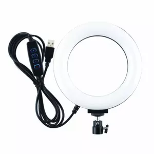 LED gredzenveida lampa, 16 cm, USB