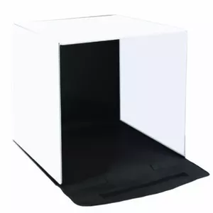 Pārnēsājams foto gaismas kubs Puluz PU5140 40 cm ar LED apgaismojumu nelielai produktu fotografēšanai
