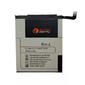 Battery extra digital SM220250 for Xiaomi Redmi 6 — 3000mAh Li-ion, replacement battery