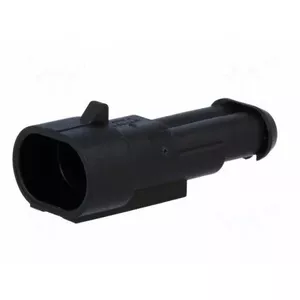 Savienotājs Superseal 1.5 vīrietis spraudnis, 2 kontaktu, IP67, priekš 24V DC