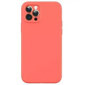 USAMS Magnetic Liquid Silicone Case for iPhone 12 — Orange