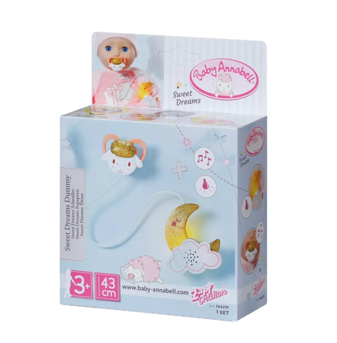 Пустышка для куклы Baby Annabell Sweet Dreams Dummy Photo 4