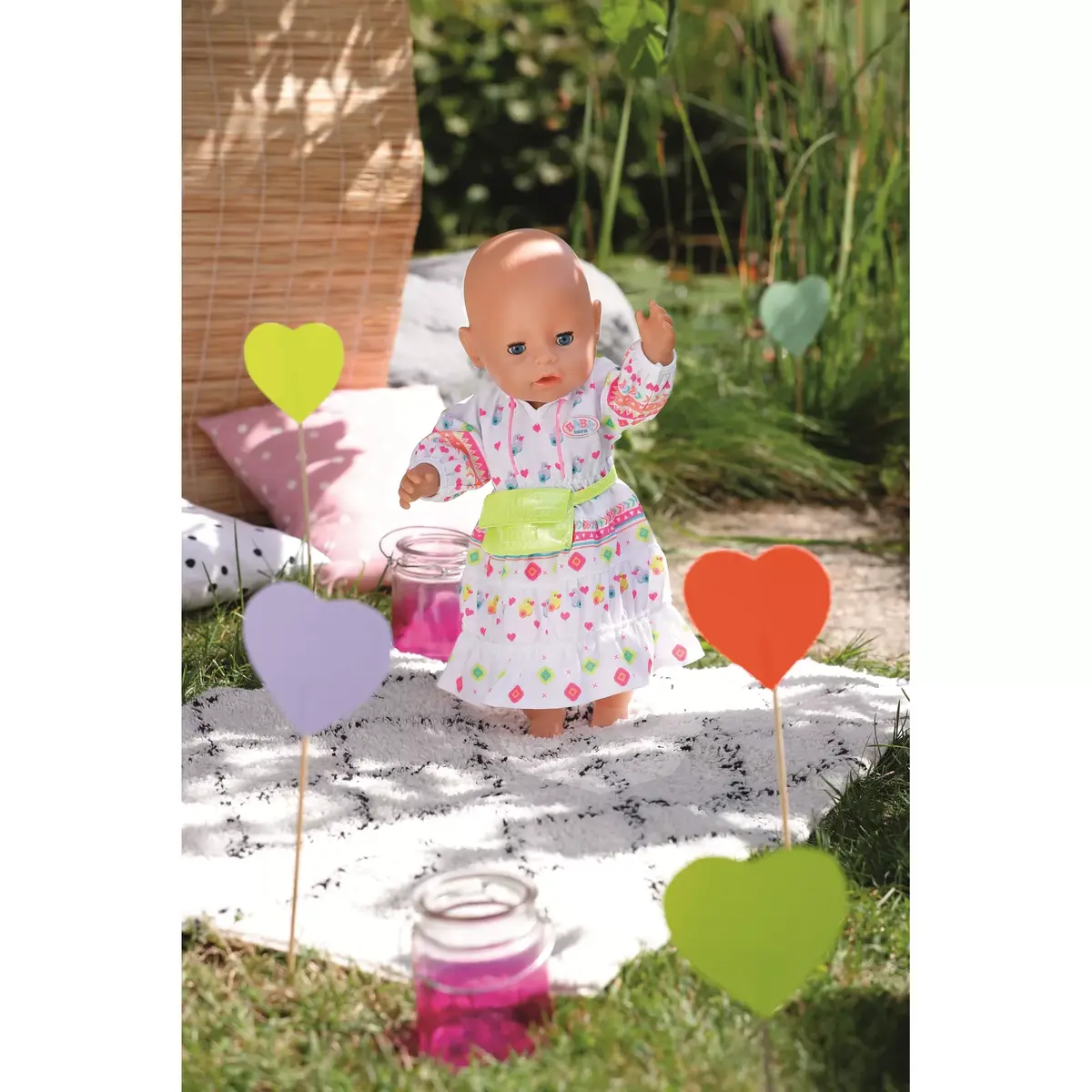 Lelles apģērbu komplekts ZAPF BABY born Trendy Boho Dress Photo 6