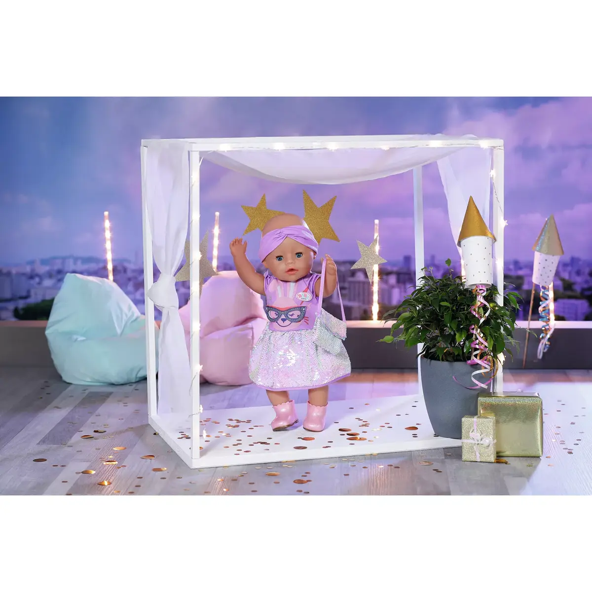Leļļu apģērbu komplekts BABY born Deluxe Happy Birthday Outfit Photo 7