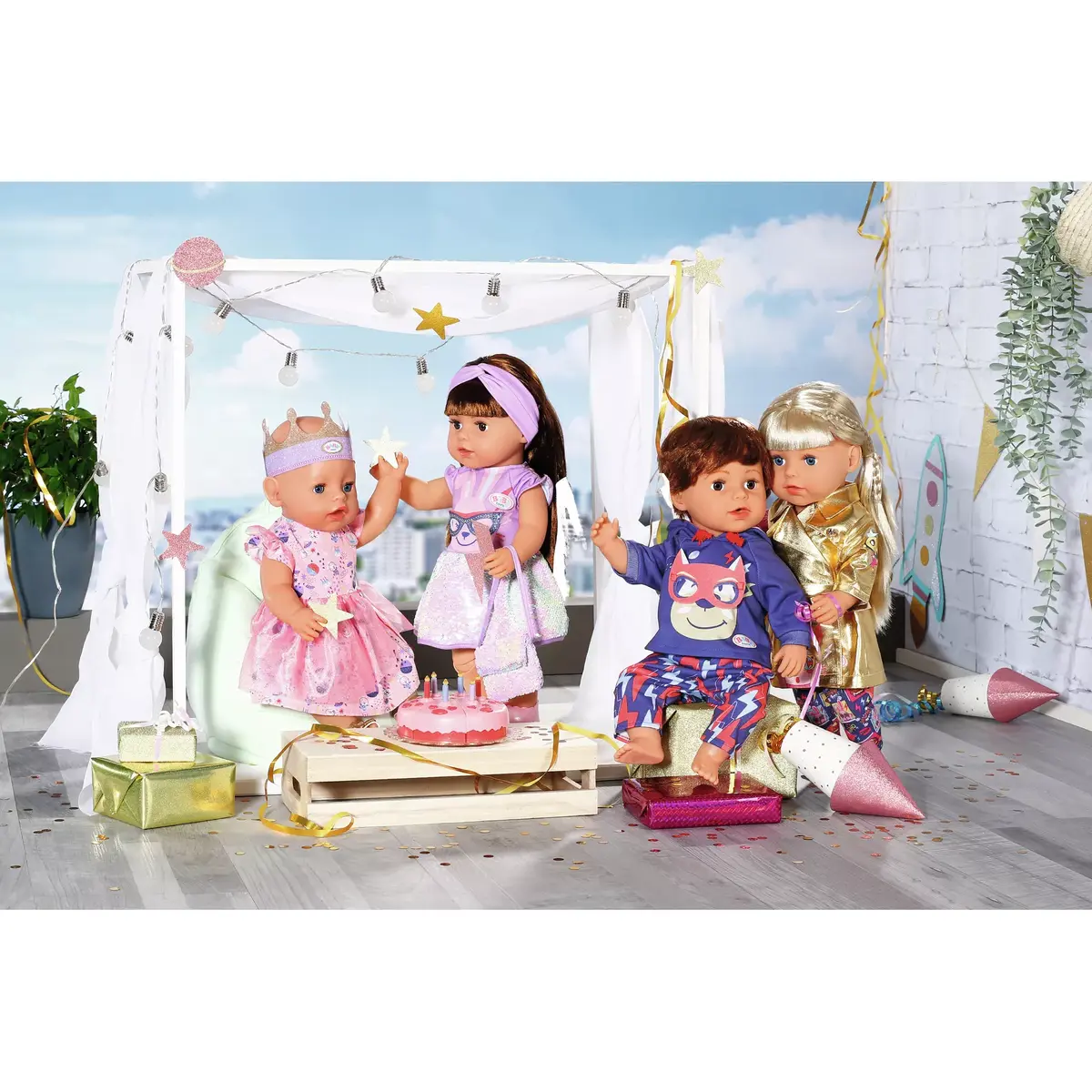 Leļļu apģērbu komplekts BABY born Deluxe Happy Birthday Outfit Photo 10