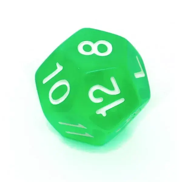 Rebel Crystal Light Green dice set Photo 4
