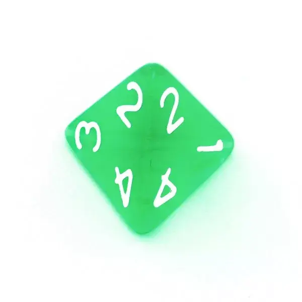 Rebel Crystal Light Green dice set Photo 7
