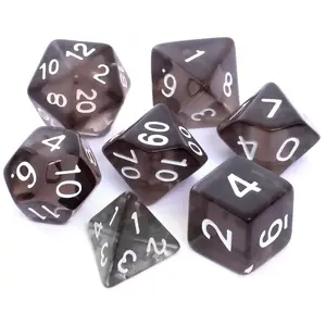 Набор чёрных кристальных кубиков Rebel (модель 11474) — игровые кости