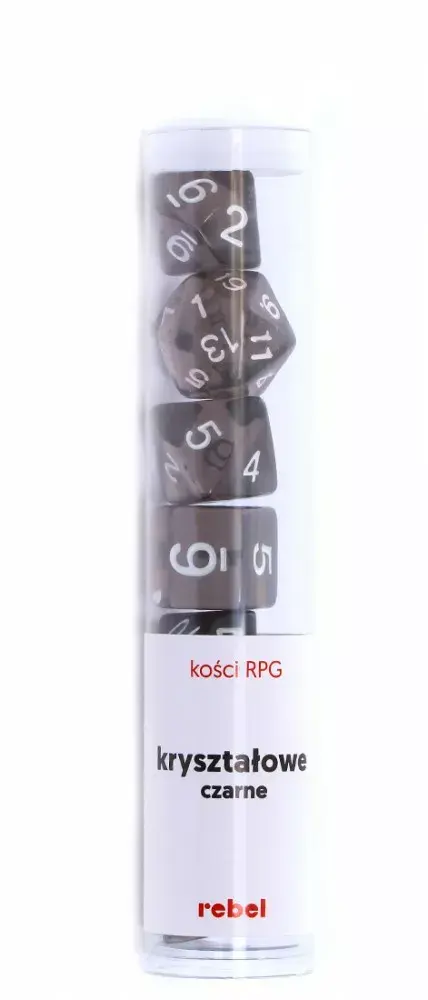 Melno kristāla kauliņu komplekts Rebel 11474 Photo 9