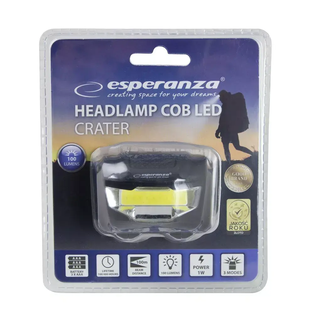 ESPERANZA LED CRATER head lamp EOT037 Photo 2