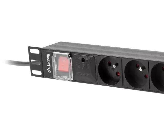 Устройство распределения питания Lanberg PDU-08E-0200-BK Photo 2