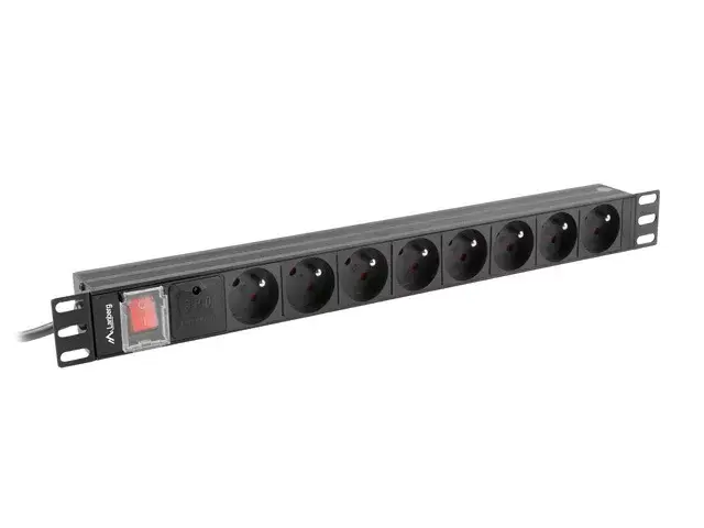 Устройство распределения питания Lanberg PDU-08E-0200-BK Photo 4