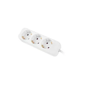 Удлинитель Lanberg PS0-03F-0150-W 1.5м 3 розетки Внутренний Белый