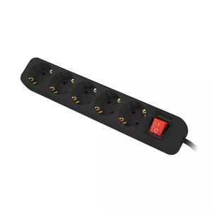 Удлинитель питания Lanberg PS1-05F-0300-BK 3м 5 AC розеток Черный