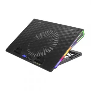Notebook cooling pad ESPERANZA EGC101 — 1 fan 18 cm, 76 cfm, 800 RPM, 5 height positions, LCD, USB powered
