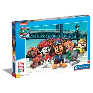 Пазл Clementoni Supercolor Paw Patrol, 104 элемента, ширина 640 мм, 4–6 лет