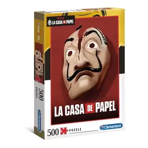 Пазл Clementoni La Casa De Papel, 500 элементов, тема телевизионного фильма, 10–99 лет