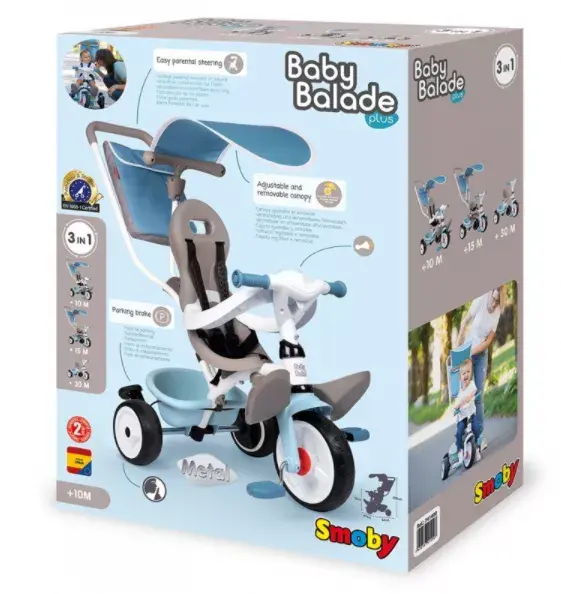SMOBY Balade Plus trīsriteņis Photo 5