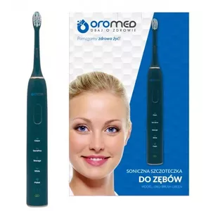 Oromed ORO-BRUSH GREEN elektriskā zobubirste Pieaugušo Sonic zobu suka Zaļš