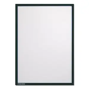 Magnetic frame Franken ITH4M/10 for A4 documents, black matte, pack of 10, 0.32 mm