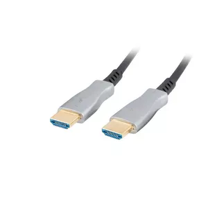 Кабель LANBERG HDMI Type A (m–m) 50 м, HDMI 2.0, 18 Гбит/с, 4K@60Hz, HDR, ARC, Ethernet