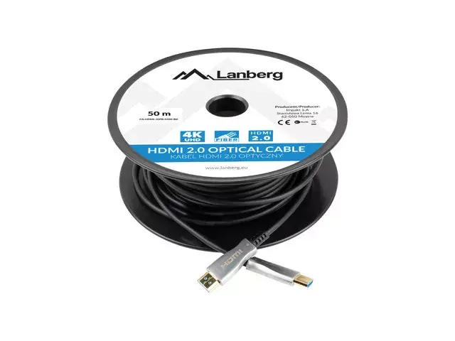LANBERG HDMI kabelis Type A 50 m CA-HDMI-20FB-0500-BK Photo 3