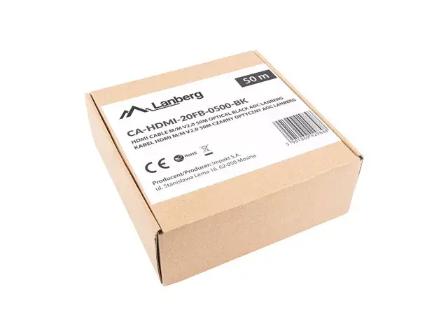 LANBERG HDMI kabelis Type A 50 m CA-HDMI-20FB-0500-BK Photo 5